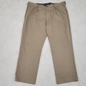 haggar Cool Right Performance Flex tan dress pants men's 44X30